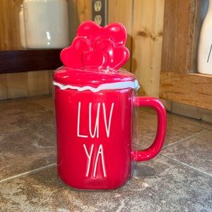 Rae Dunn “Luv Ya” Mug with Topper
